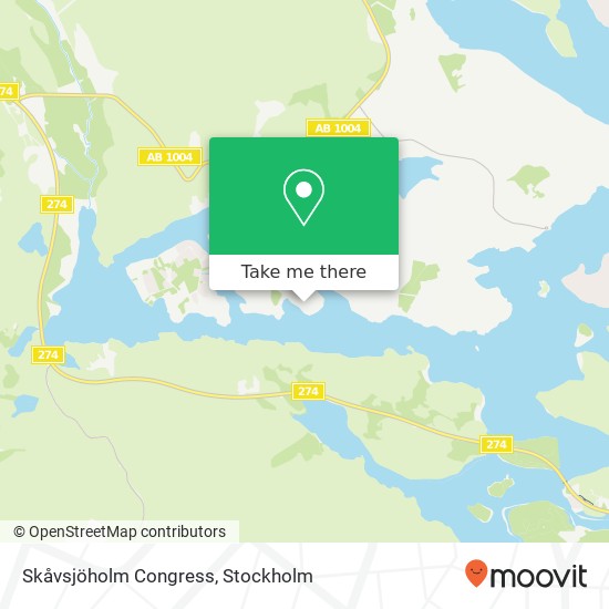 Skåvsjöholm Congress map