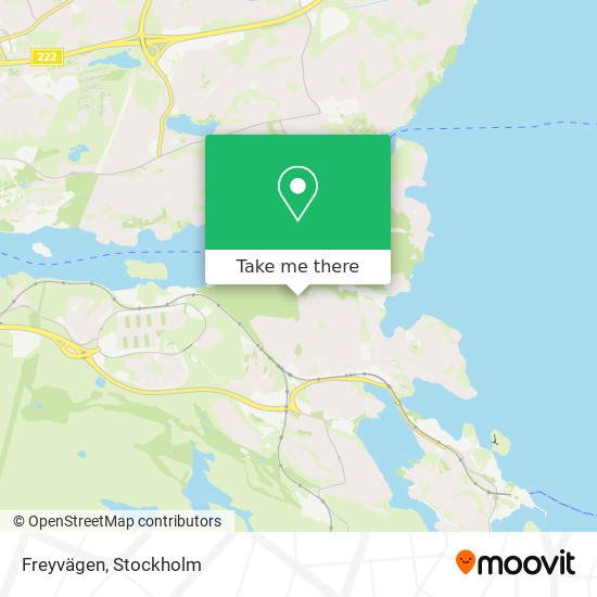 Freyvägen map