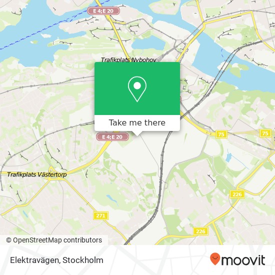 Elektravägen map