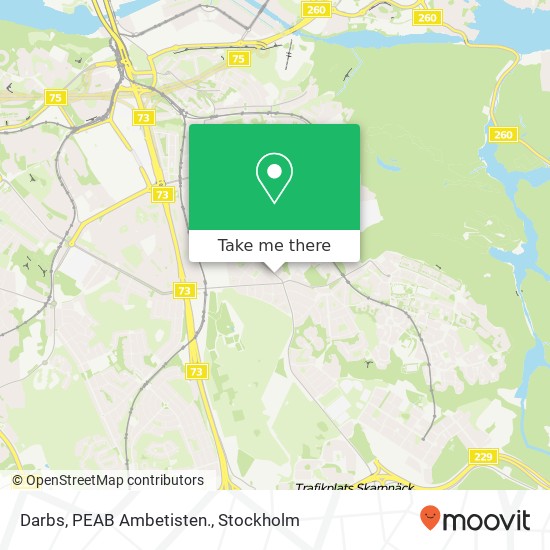 Darbs, PEAB Ambetisten. map