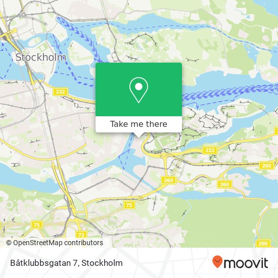 Båtklubbsgatan 7 map