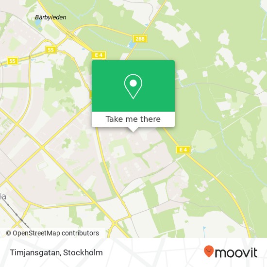 Timjansgatan map