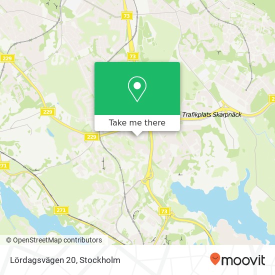 Lördagsvägen 20 map