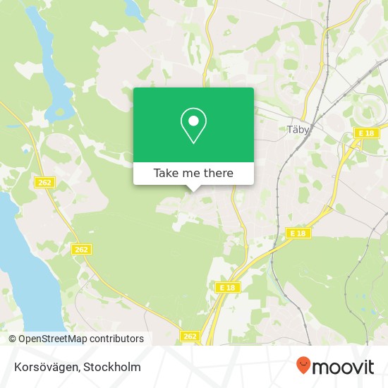 Korsövägen map