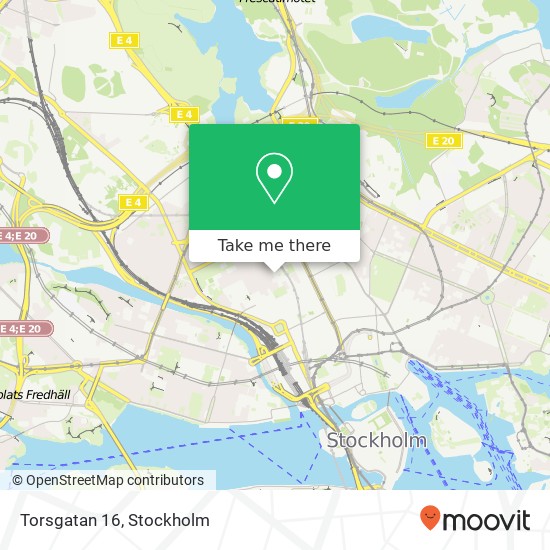 Torsgatan 16 map