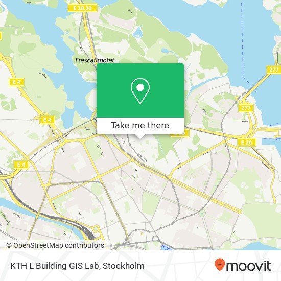 KTH L Building GIS Lab map