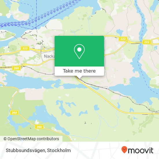 Stubbsundsvägen map