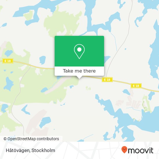 Håtövägen map