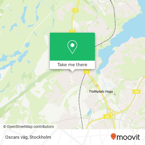 Oscars väg map