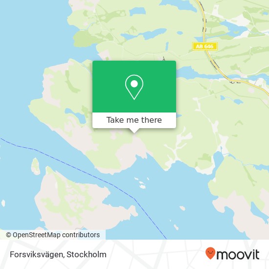 Forsviksvägen map