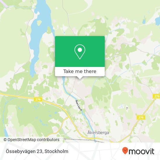 Össebyvägen 23 map