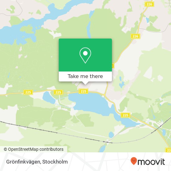 Grönfinkvägen map