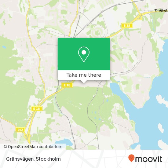 Gränsvägen map