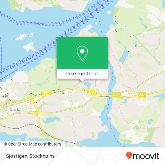 Sjöstigen map