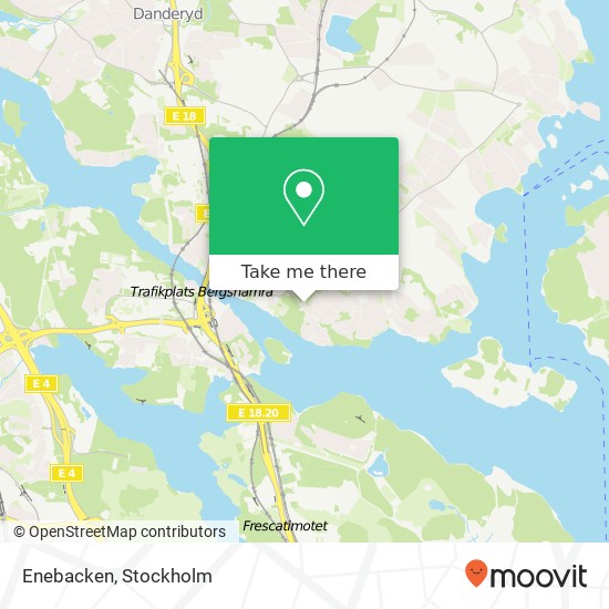 Enebacken map