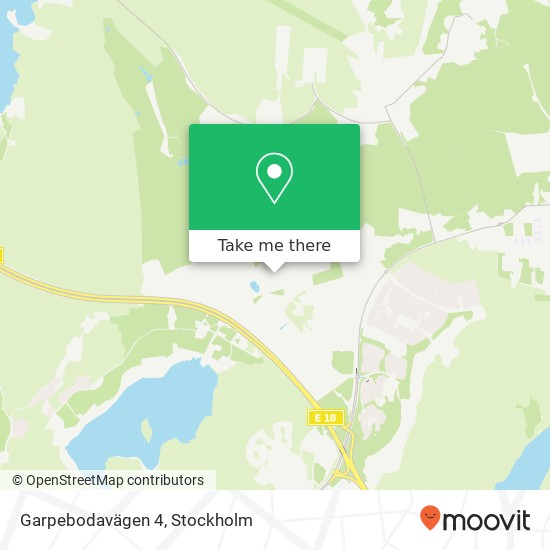 Garpebodavägen 4 map