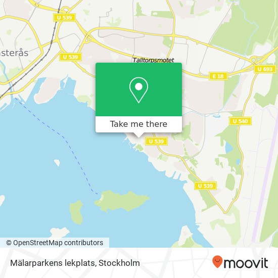 Mälarparkens lekplats map