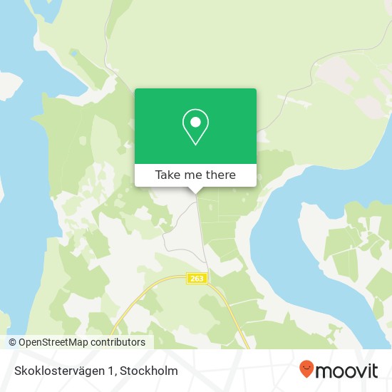 Skoklostervägen 1 map