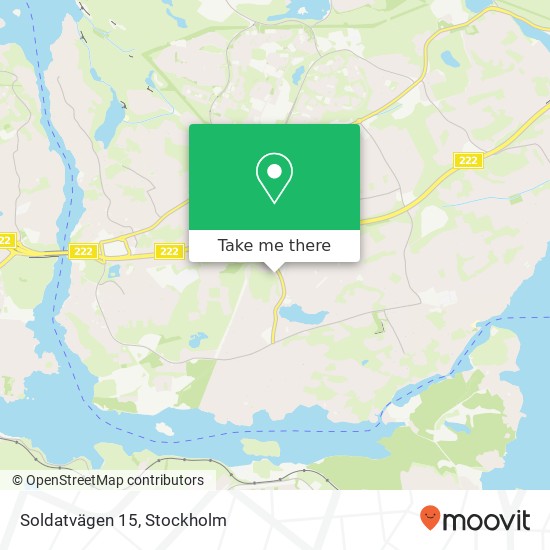 Soldatvägen 15 map