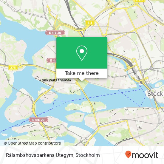 Rålambshovsparkens Utegym map