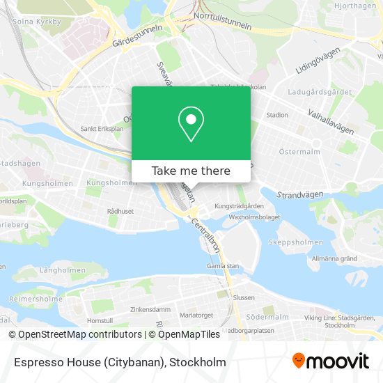 Espresso House (Citybanan) map