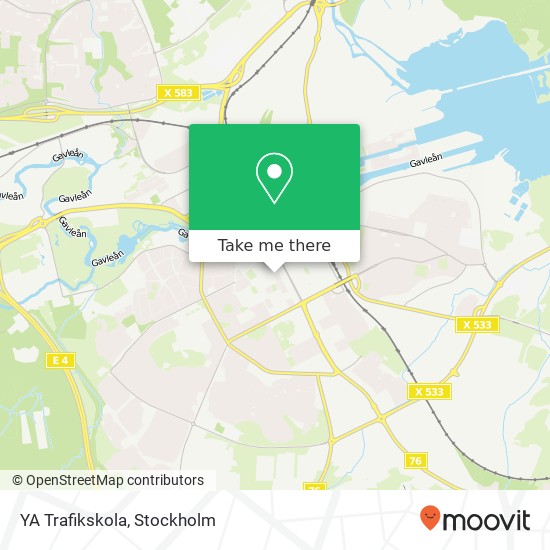 YA Trafikskola map