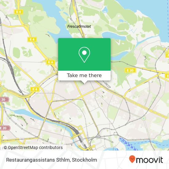 Restaurangassistans Sthlm map