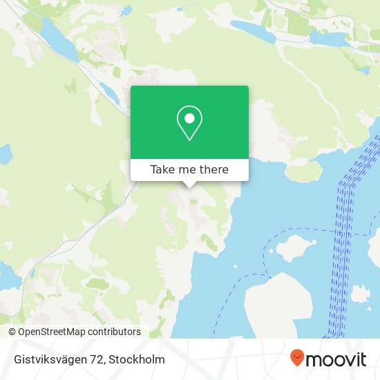 Gistviksvägen 72 map