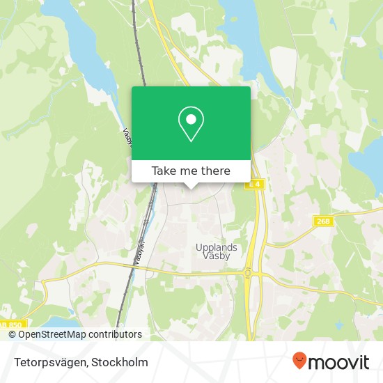 Tetorpsvägen map