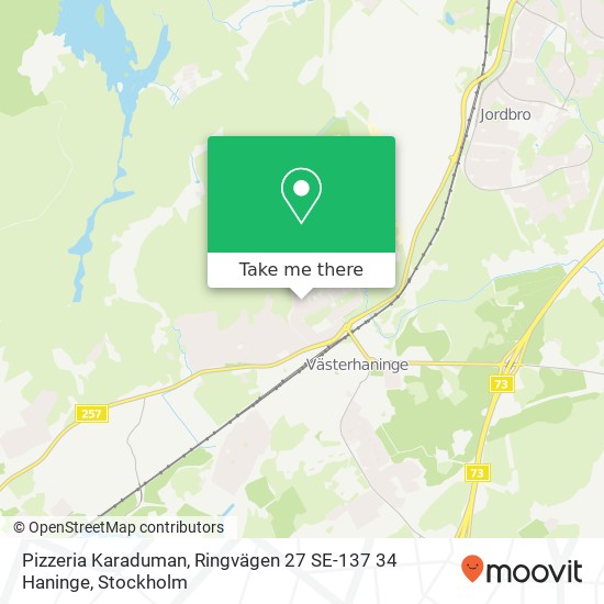 Pizzeria Karaduman, Ringvägen 27 SE-137 34 Haninge map