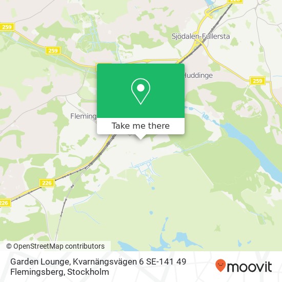 Garden Lounge, Kvarnängsvägen 6 SE-141 49 Flemingsberg map