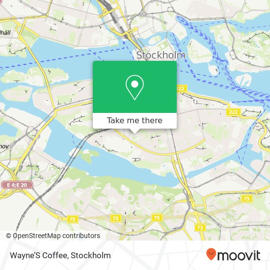 Wayne’S Coffee, Tideliusgatan 12 SE-118 69 Stockholm map