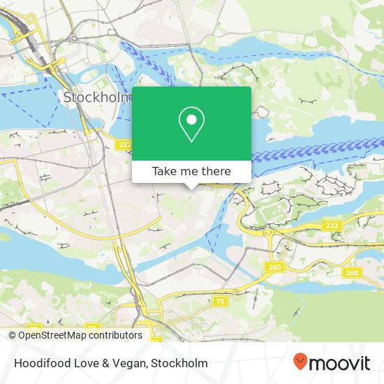 Hoodifood Love & Vegan, Bondegatan 71 SE-116 34 Stockholm map