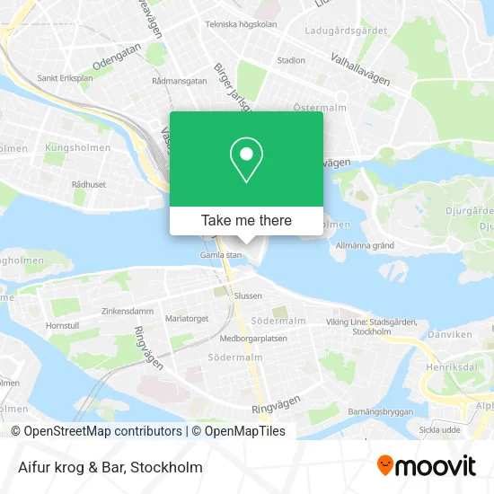 Aifur krog & Bar map