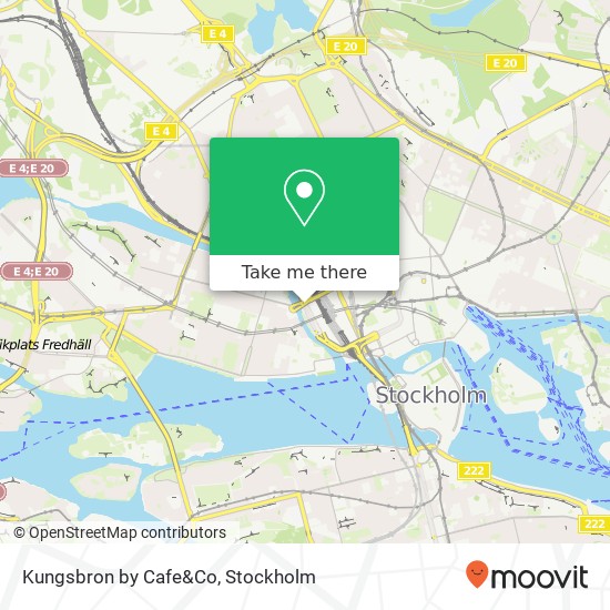Kungsbron by Cafe&Co, Kungsbron 23 SE-111 22 Stockholm map