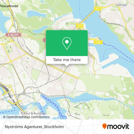 Nyströms Agenturer map