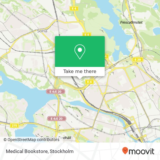 Medical Bookstore map