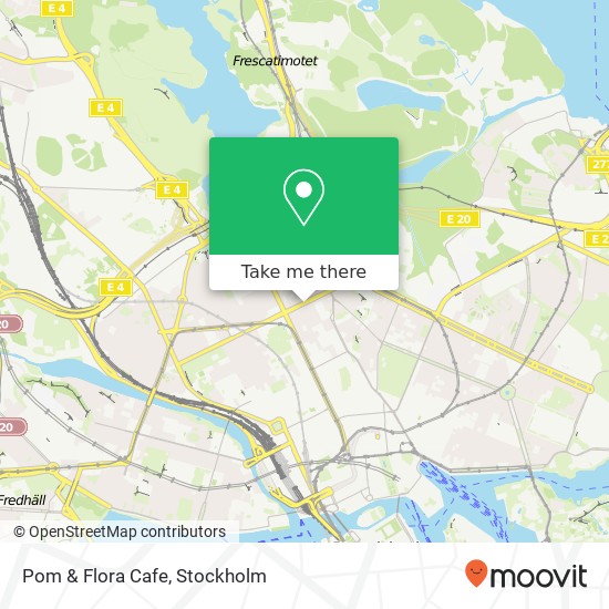 Pom & Flora Cafe, Odengatan 39 SE-113 51 Stockholm map