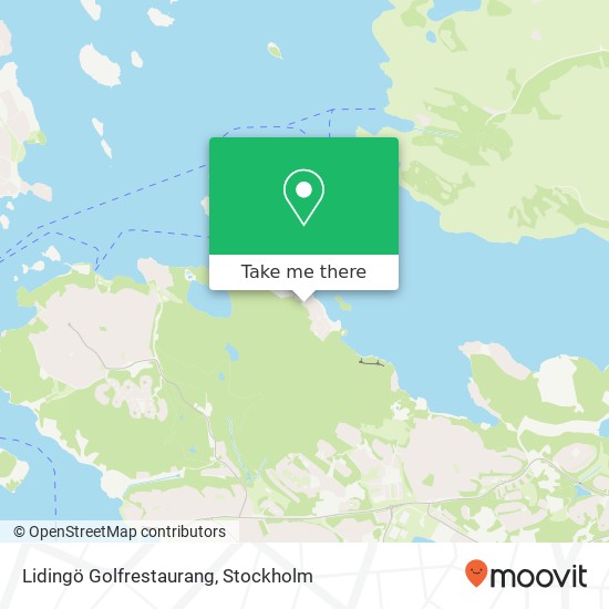 Lidingö Golfrestaurang, Trolldalsvägen SE-181 29 Lidingö map