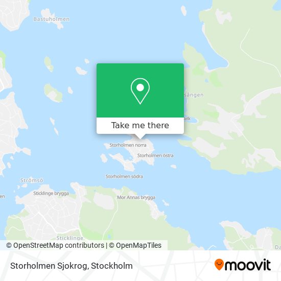 Storholmen Sjokrog map