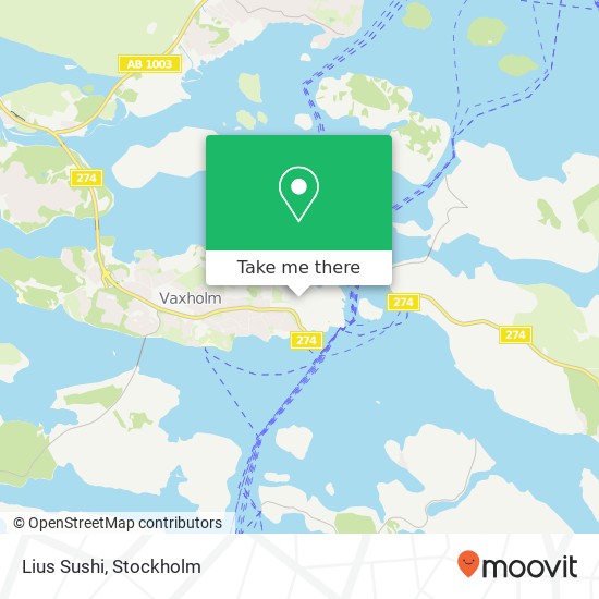 Lius Sushi, Trädgårdsgatan 1 SE-185 32 Vaxholm map