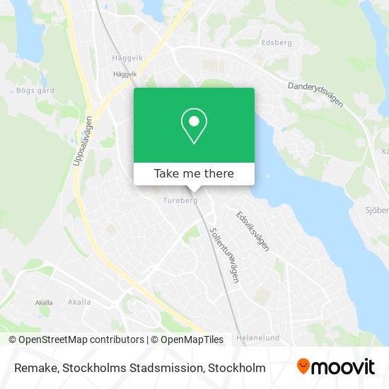 Remake, Stockholms Stadsmission map