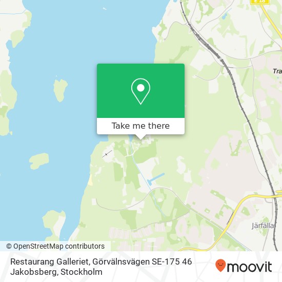 Restaurang Galleriet, Görvälnsvägen SE-175 46 Jakobsberg map