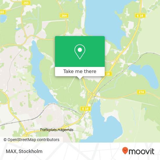 MAX, Antennvägen 4 SE-187 66 Täby map