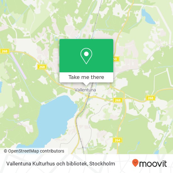 Vallentuna Kulturhus och bibliotek map