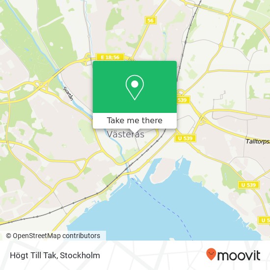 Högt Till Tak map