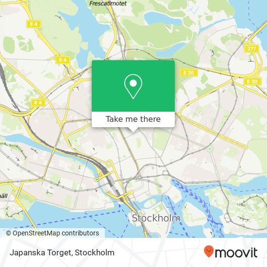 Japanska Torget map