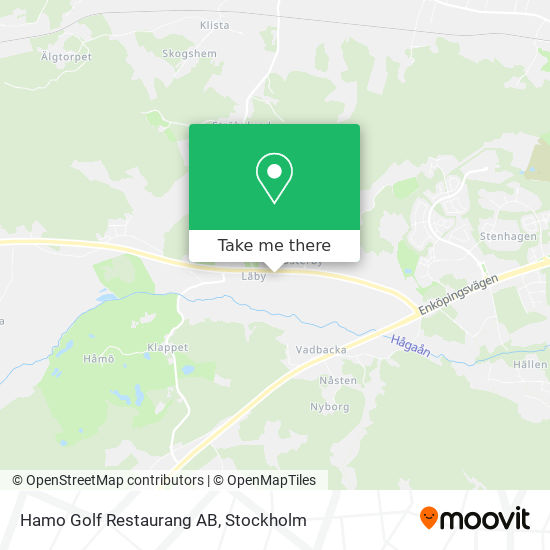 Hamo Golf Restaurang AB map