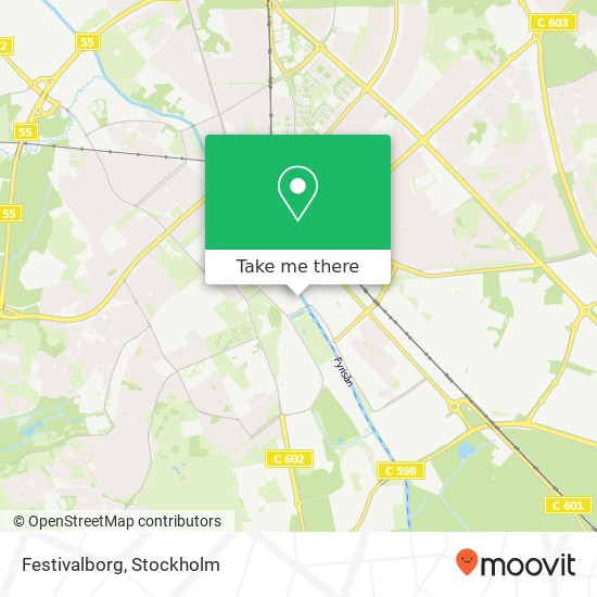 Festivalborg map