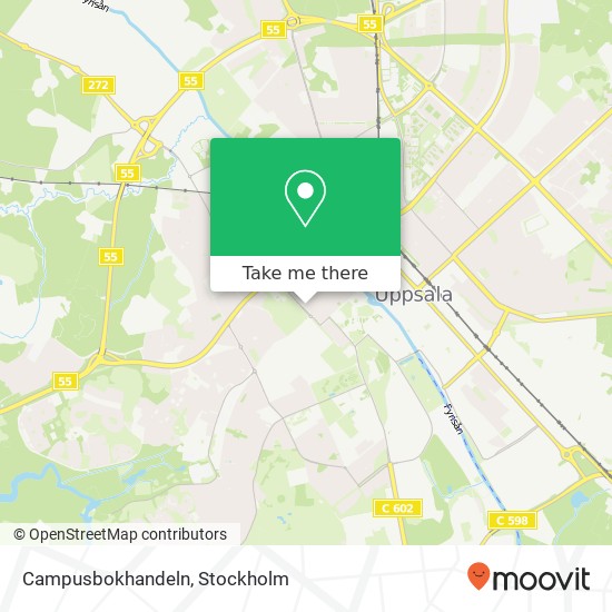 Campusbokhandeln map